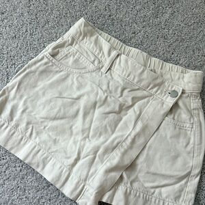 Uniqlo Beige Denim Skort
